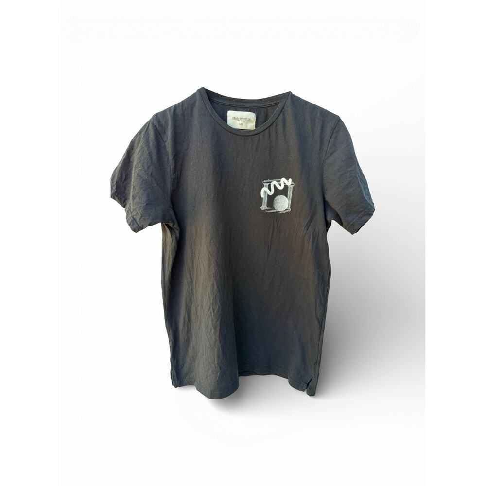 T Bar x Cotton On Graphic T Shirt Mens Large Black Music Art Tee